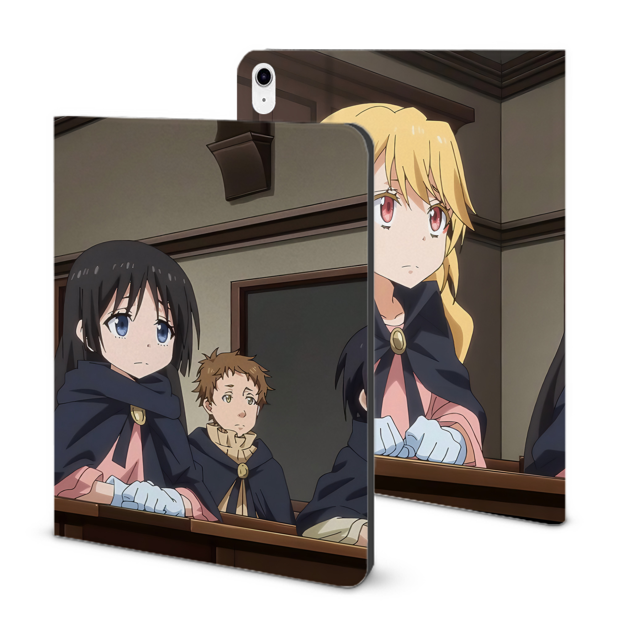 （画像用） 転スラ Regarding Reincarnated to Slime IPad ケース ブック型 PUレザー TPU 耐衝撃 軽量 薄型 ペン収納なし 全面保護 IPad 各モデル対応